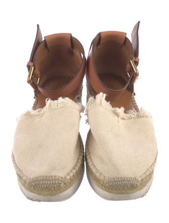 See by Chloé Canvas Colorblock Pattern Espadrilles