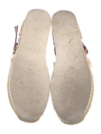 See by Chloé Canvas Colorblock Pattern Espadrilles