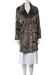 See by Chloé Animal Print Faux Fur Coat