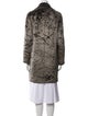 See by Chloé Animal Print Faux Fur Coat