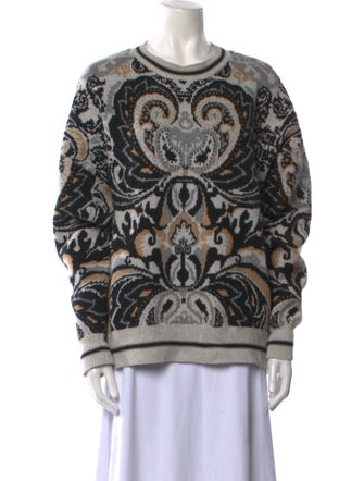 See by Chloé Printed Crew Neck Sweater