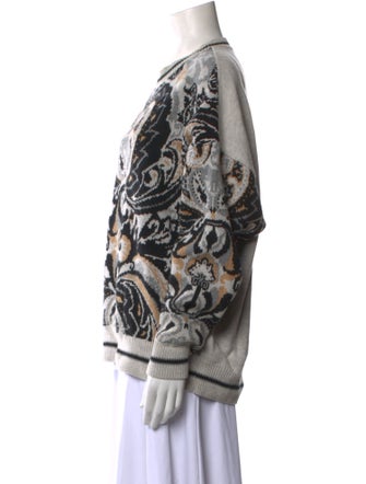 See by Chloé Printed Crew Neck Sweater