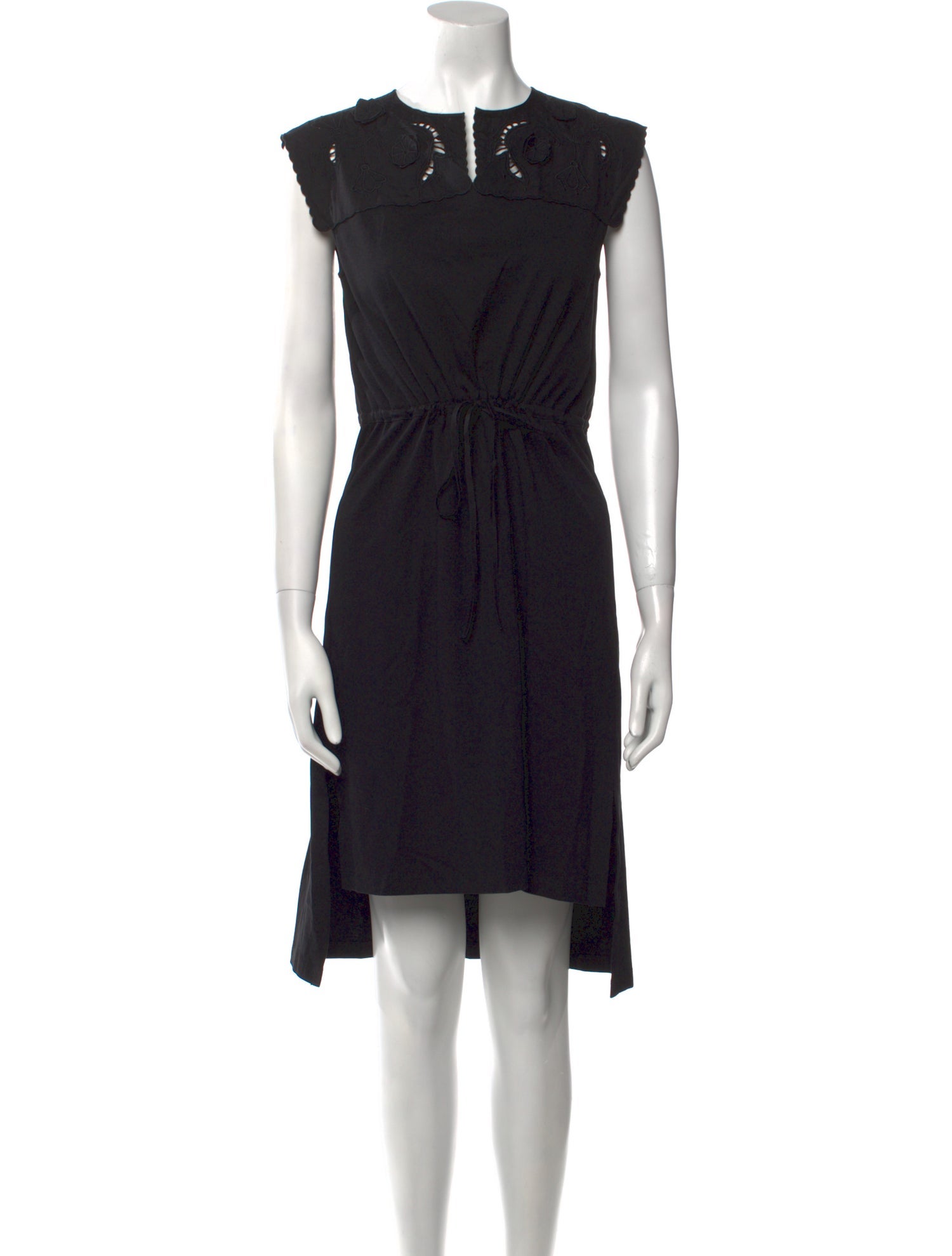See by Chloé Crew Neck Knee-Length Dress