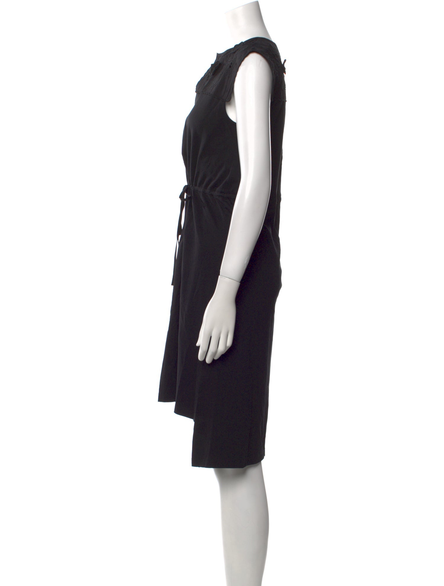 See by Chloé Crew Neck Knee-Length Dress