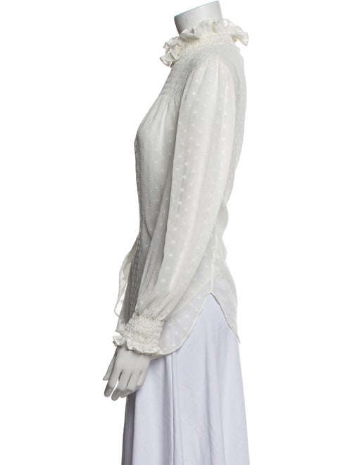See by Chloé Mock Neck Long Sleeve Blouse