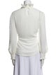 See by Chloé Mock Neck Long Sleeve Blouse