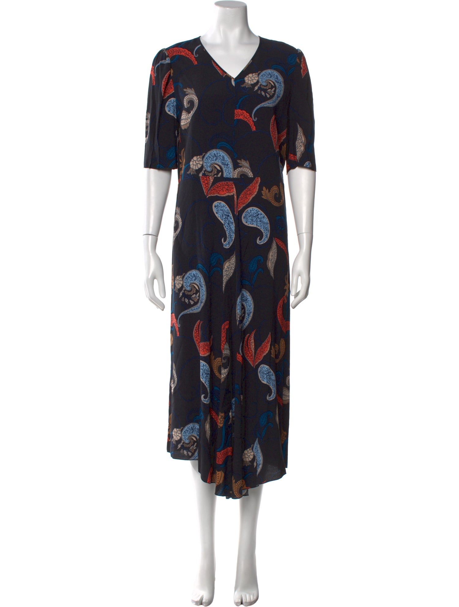 See by Chloé Paisley Print Midi Length Dress