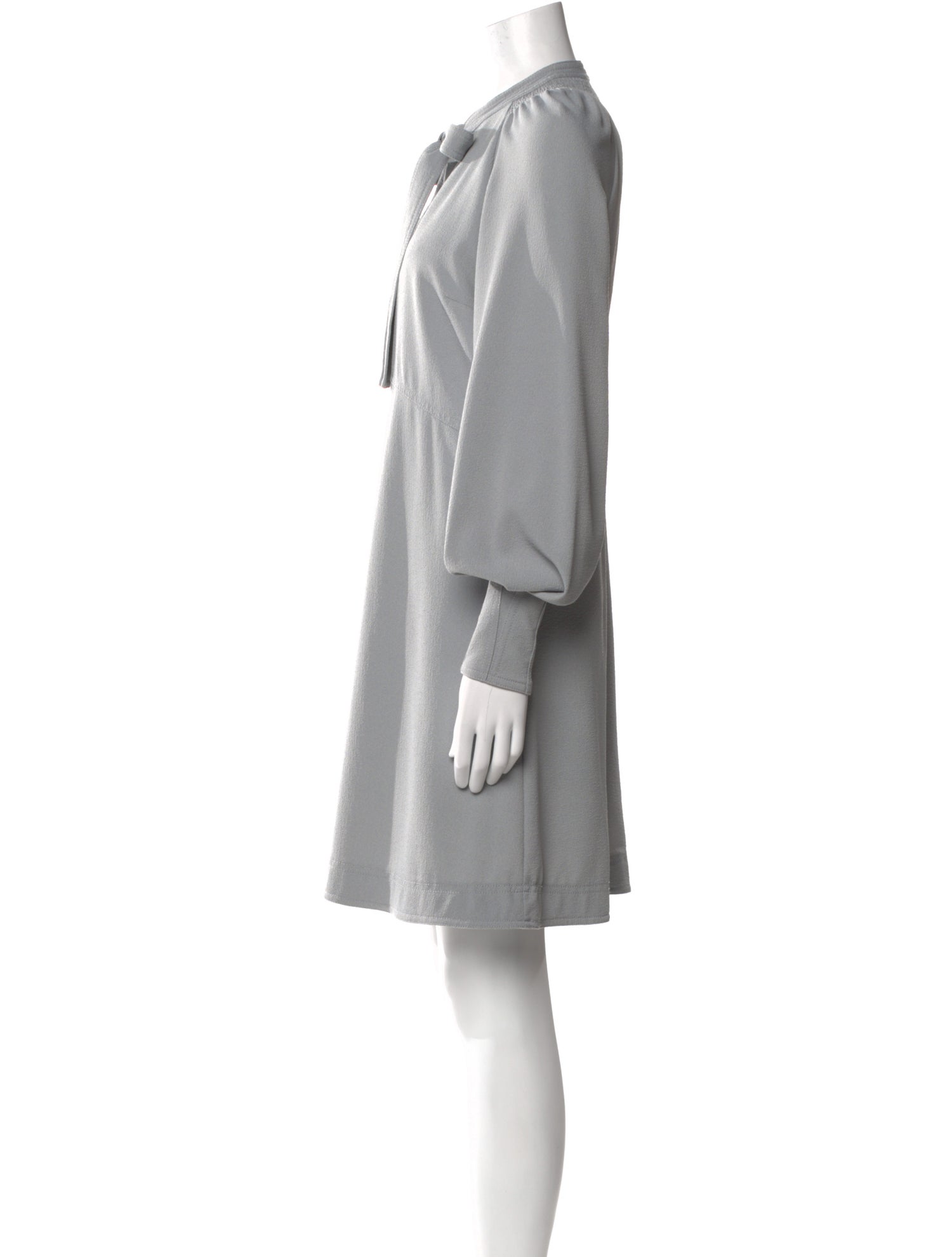 See by Chloé Tie Neck Mini Dress