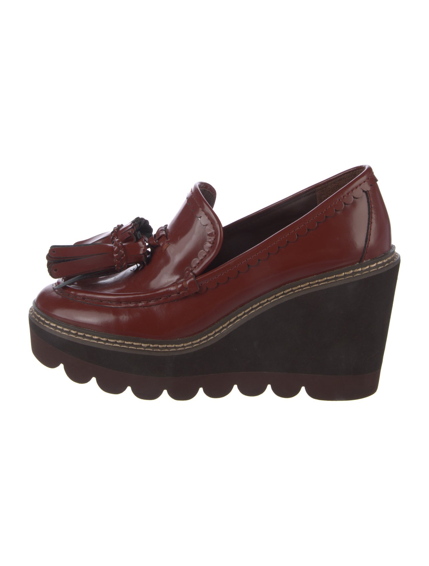 See by Chloé Patent Leather Pumps