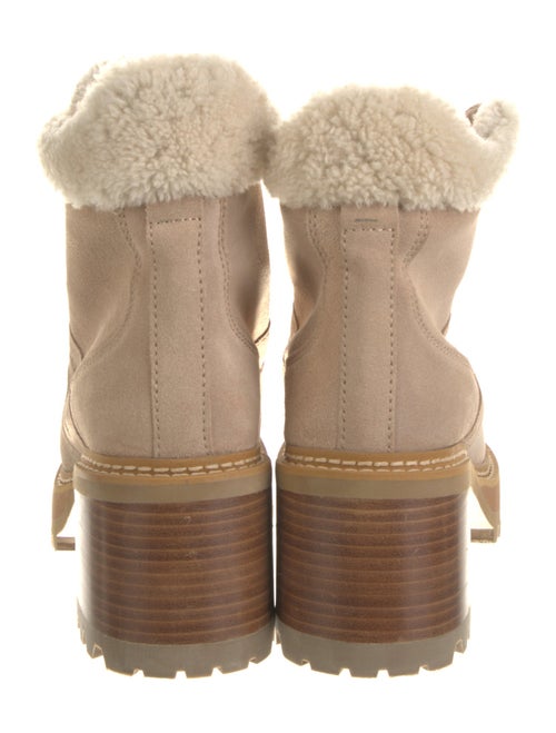 See by Chloé Suede Combat Boots