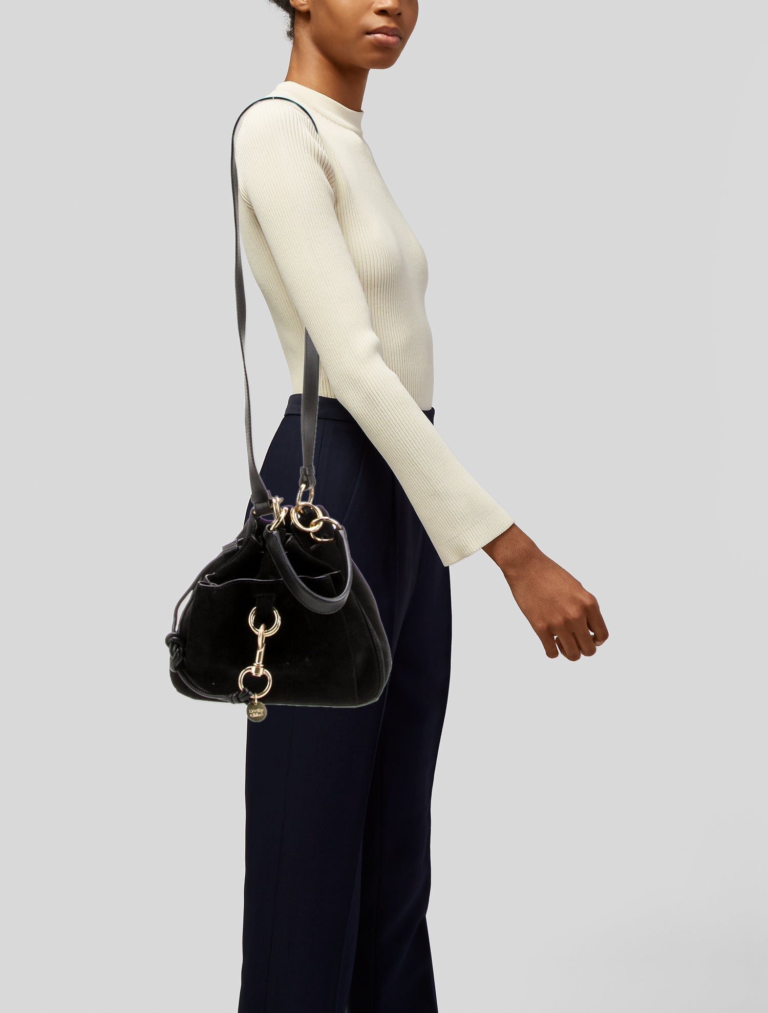 See by Chloé Suede Shoulder Bag