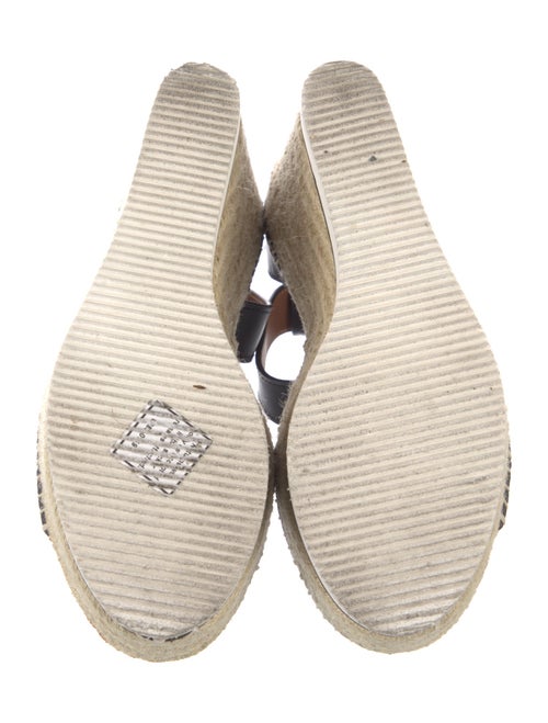 See by Chloé Leather Whipstitch Trim Espadrilles