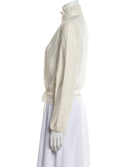 See by Chloé Mock Neck Long Sleeve Blouse