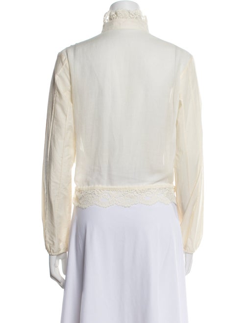 See by Chloé Mock Neck Long Sleeve Blouse