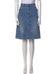 See by Chloé Distressed Accents Knee-Length Skirt