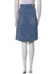 See by Chloé Distressed Accents Knee-Length Skirt