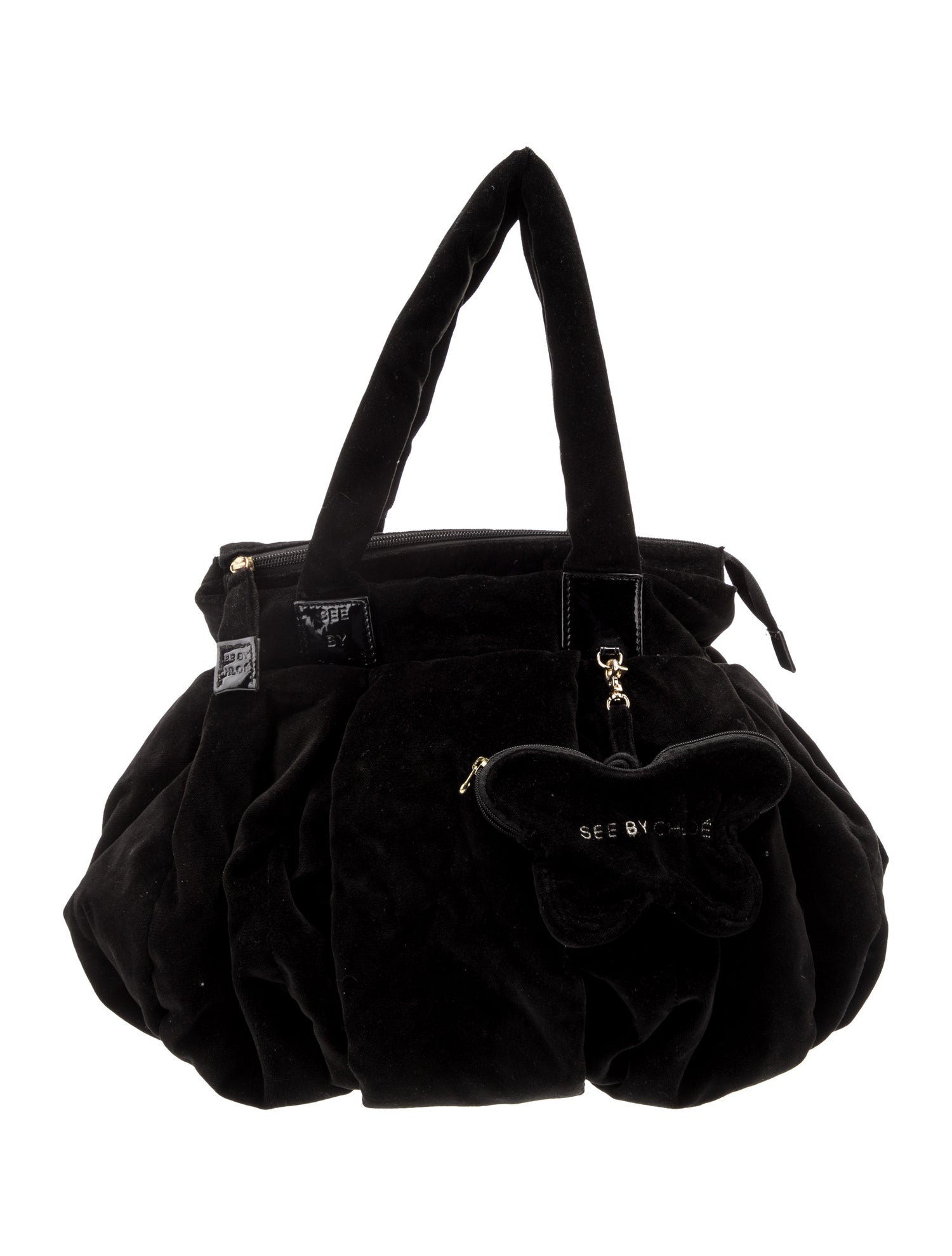 See by Chloé Velvet Evening Bag