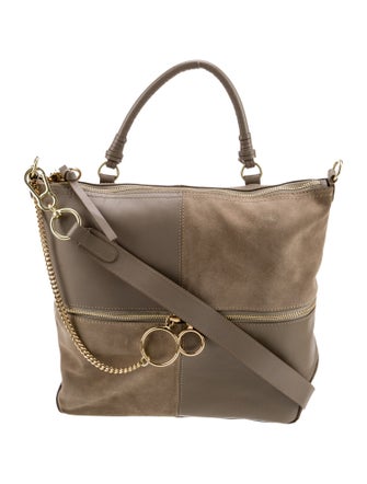 See by Chloé Suede Top Handle Bag