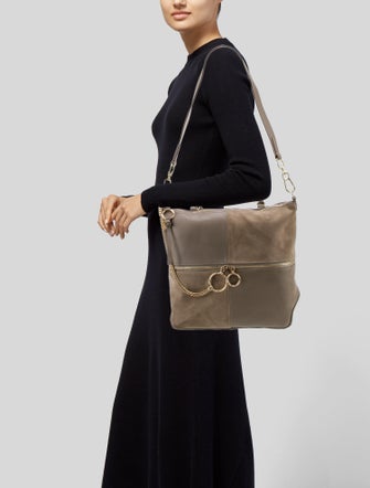 See by Chloé Suede Top Handle Bag