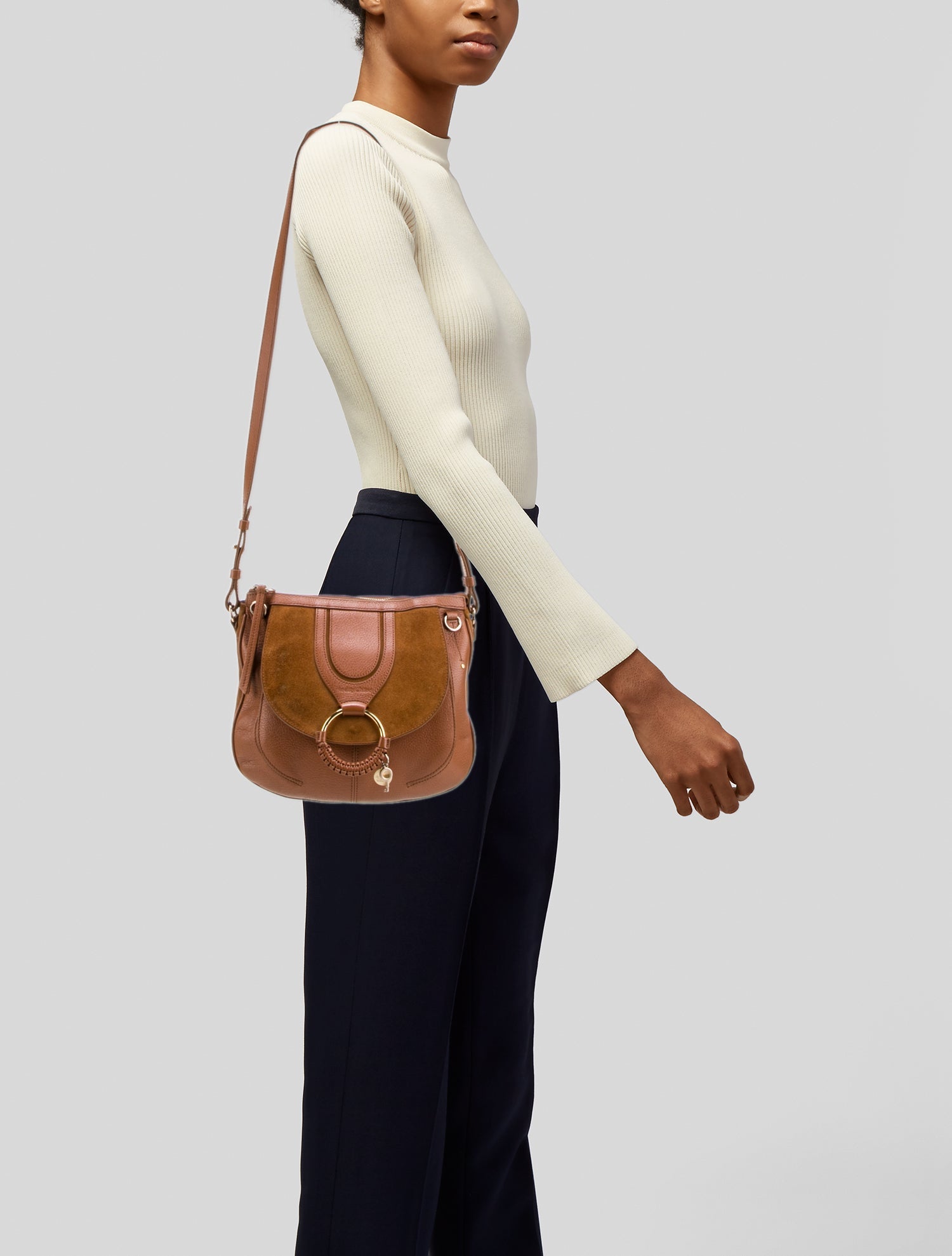 See by Chloé Leather Messenger Bag