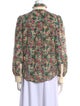 See by Chloé Silk Floral Print Blouse