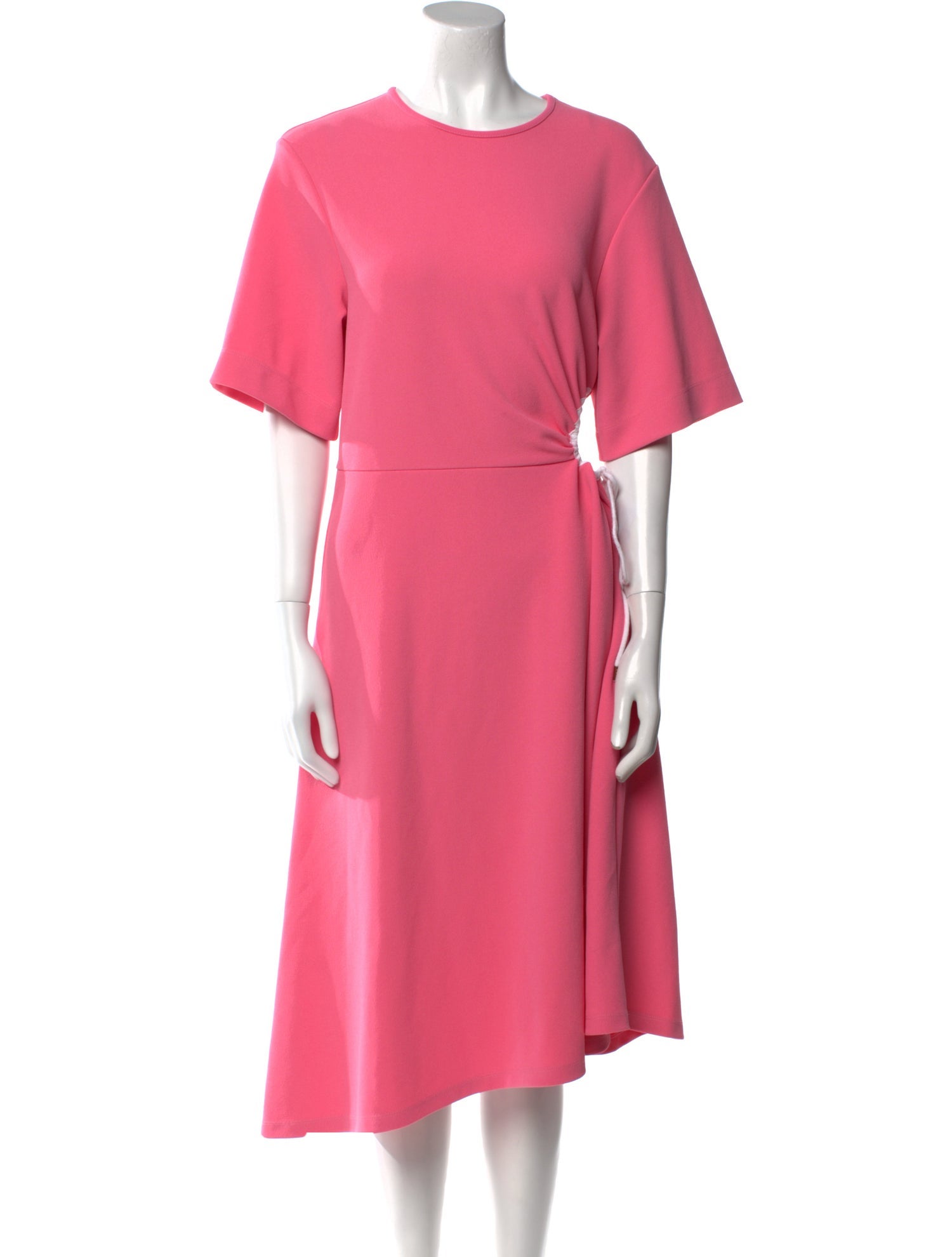See by Chloé Crew Neck Midi Length Dress