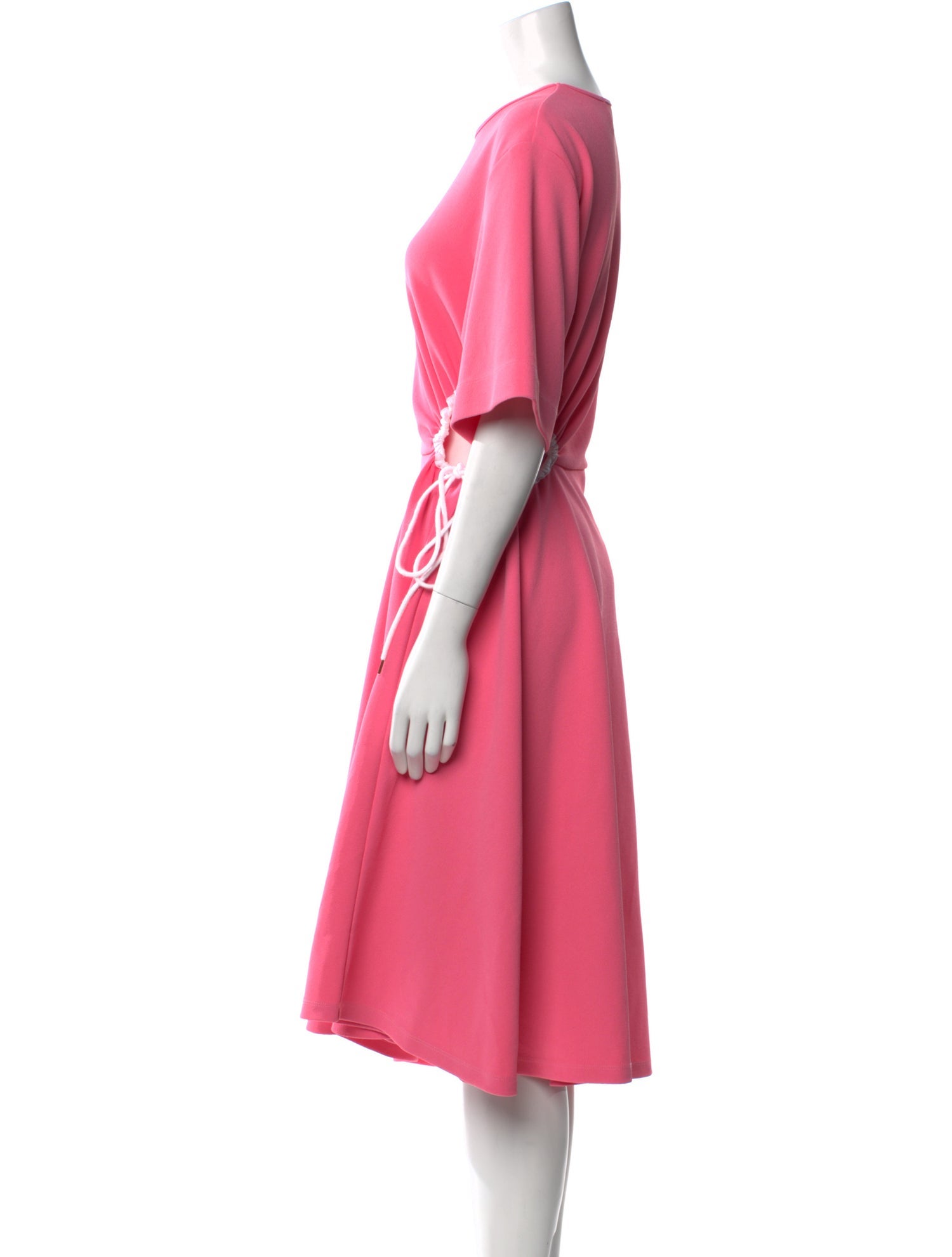 See by Chloé Crew Neck Midi Length Dress