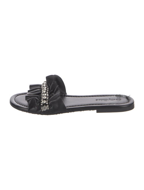 See by Chloé Leather Printed Slides