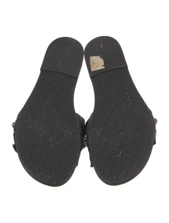 See by Chloé Leather Printed Slides