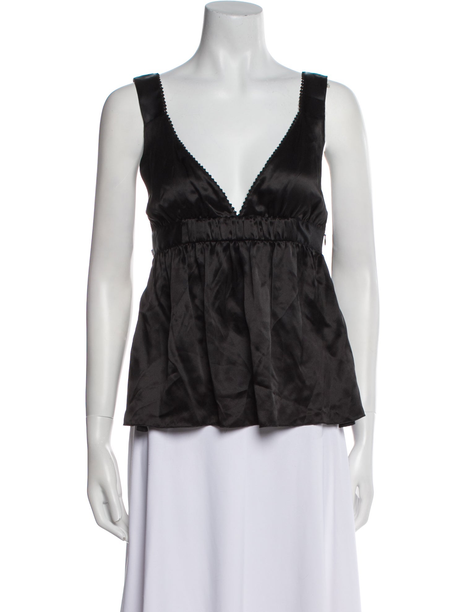 See by Chloé Silk V-Neck Top