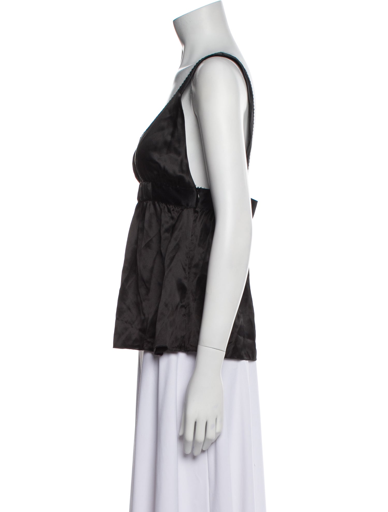 See by Chloé Silk V-Neck Top