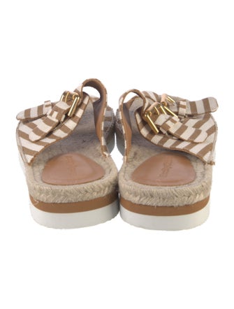 See by Chloé Striped Espadrilles