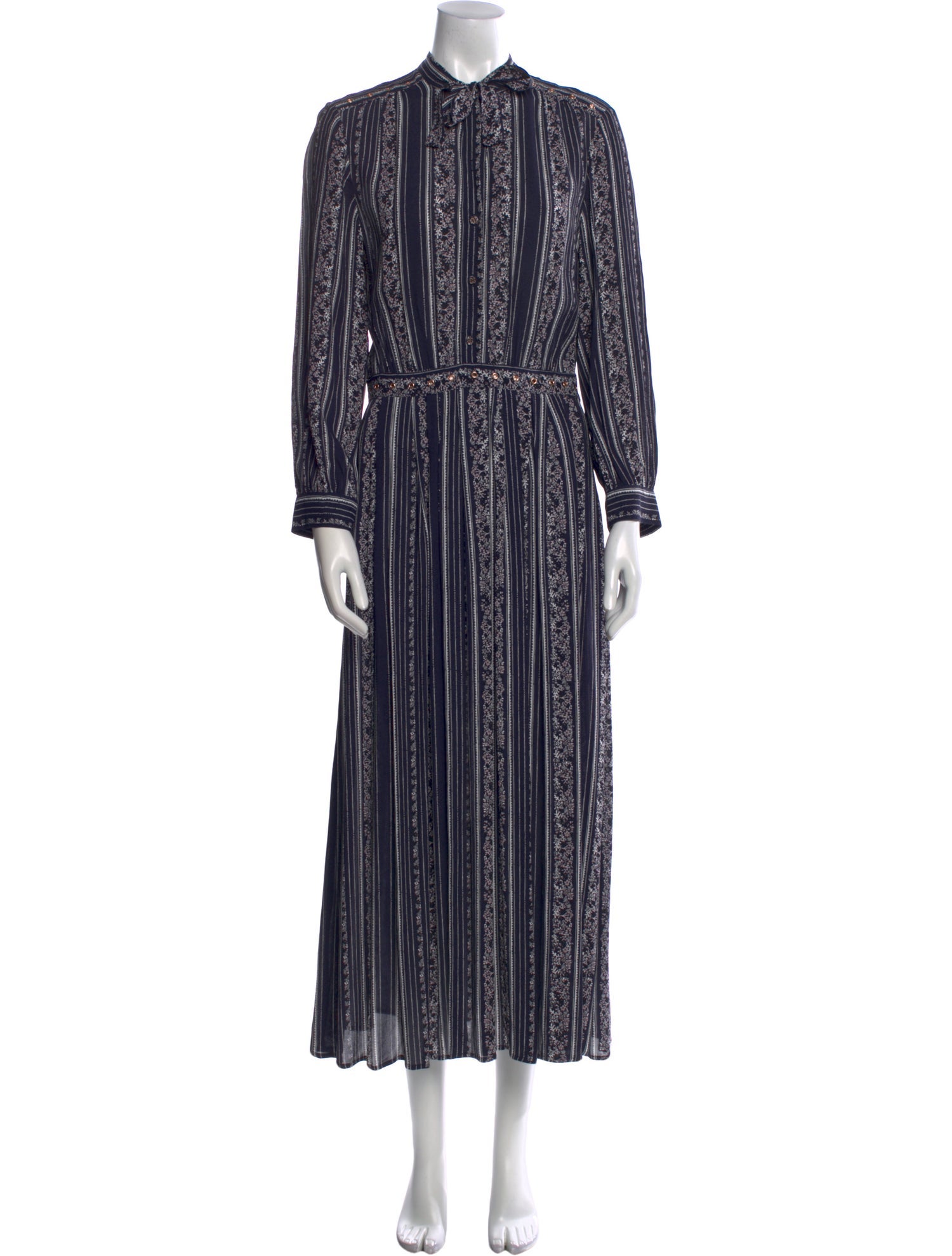 See by Chloé Striped Long Dress