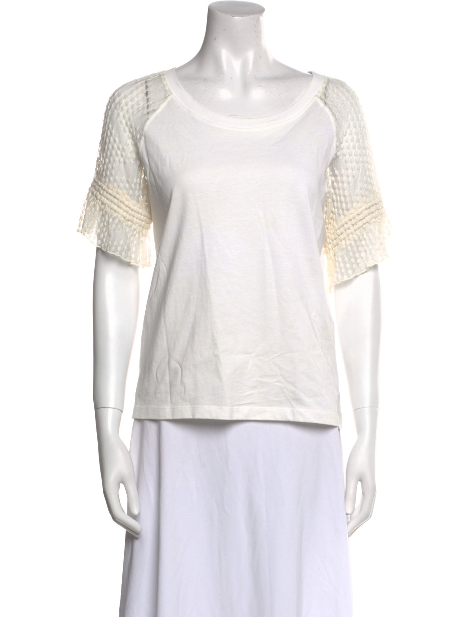See by Chloé Scoop Neck Short Sleeve T-Shirt