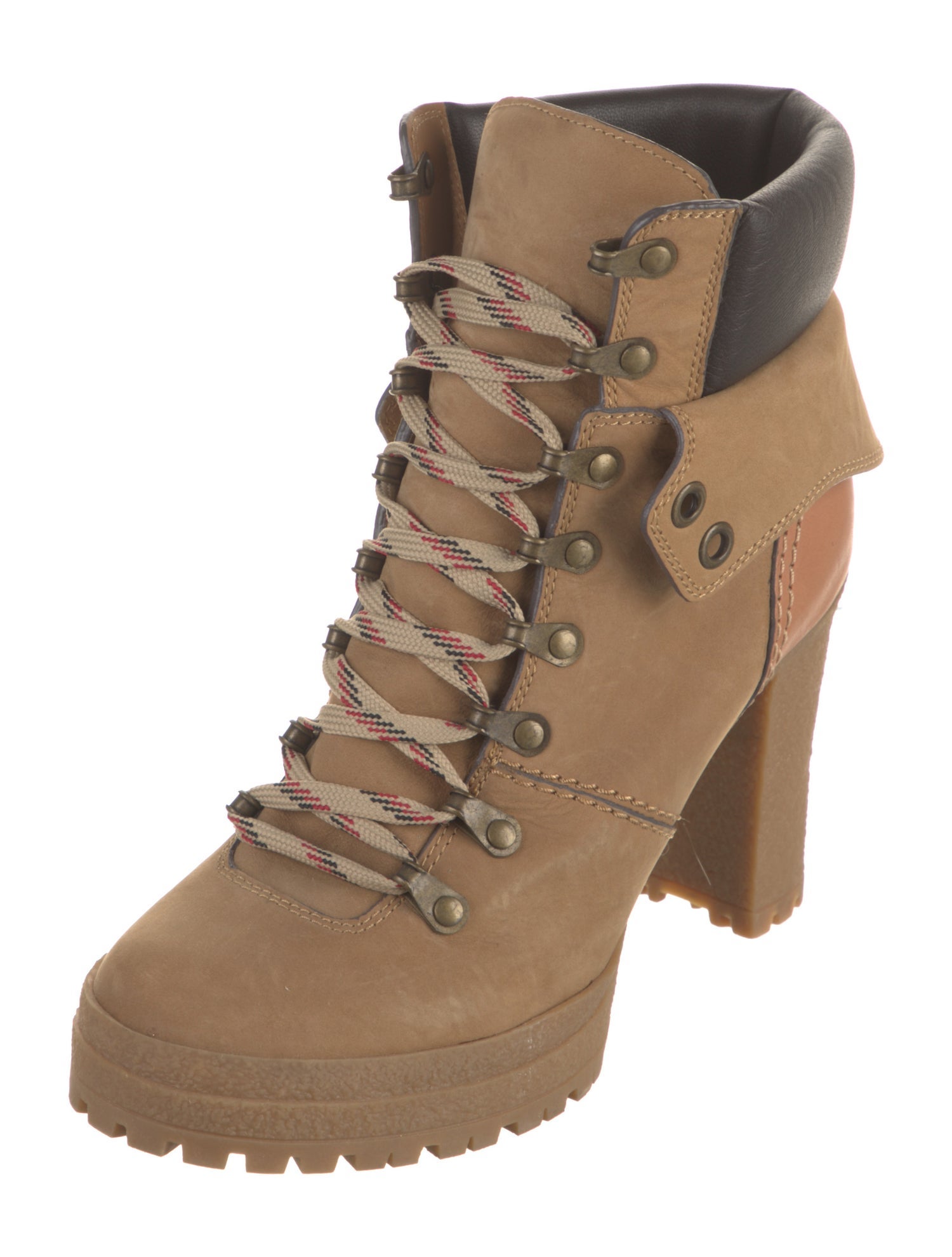 See by Chloé Suede Combat Boots