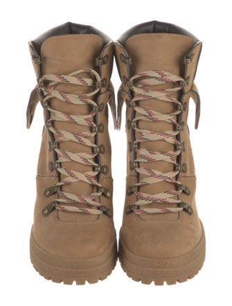 See by Chloé Suede Combat Boots