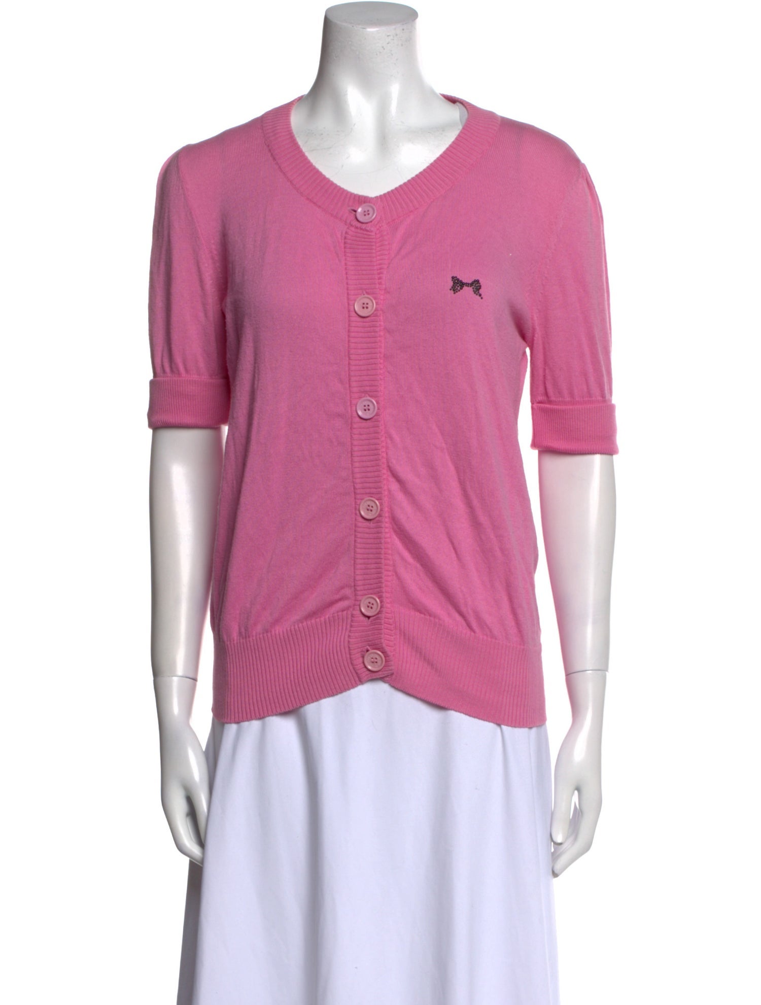 See by Chloé V-Neck Short Sleeve Top