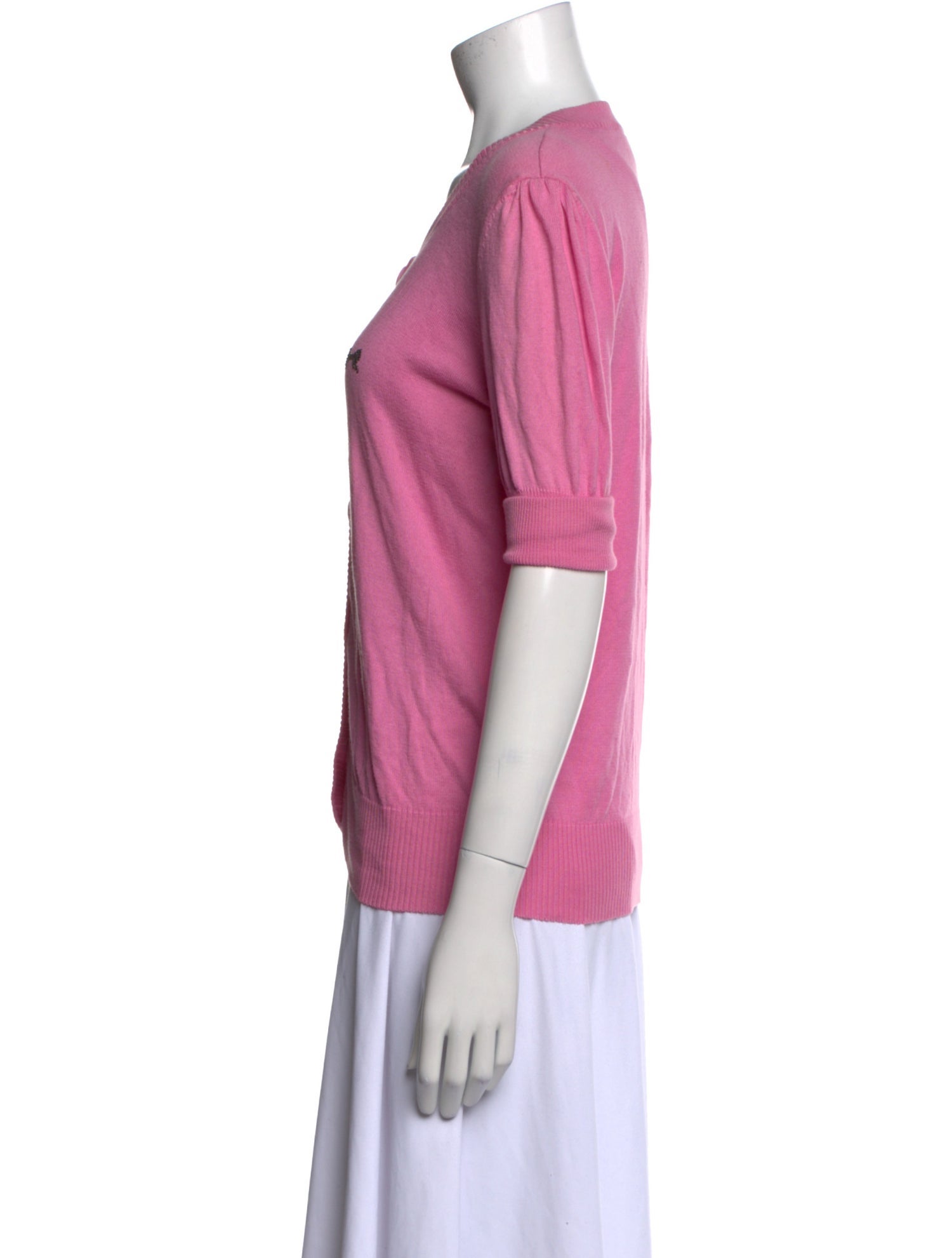 See by Chloé V-Neck Short Sleeve Top