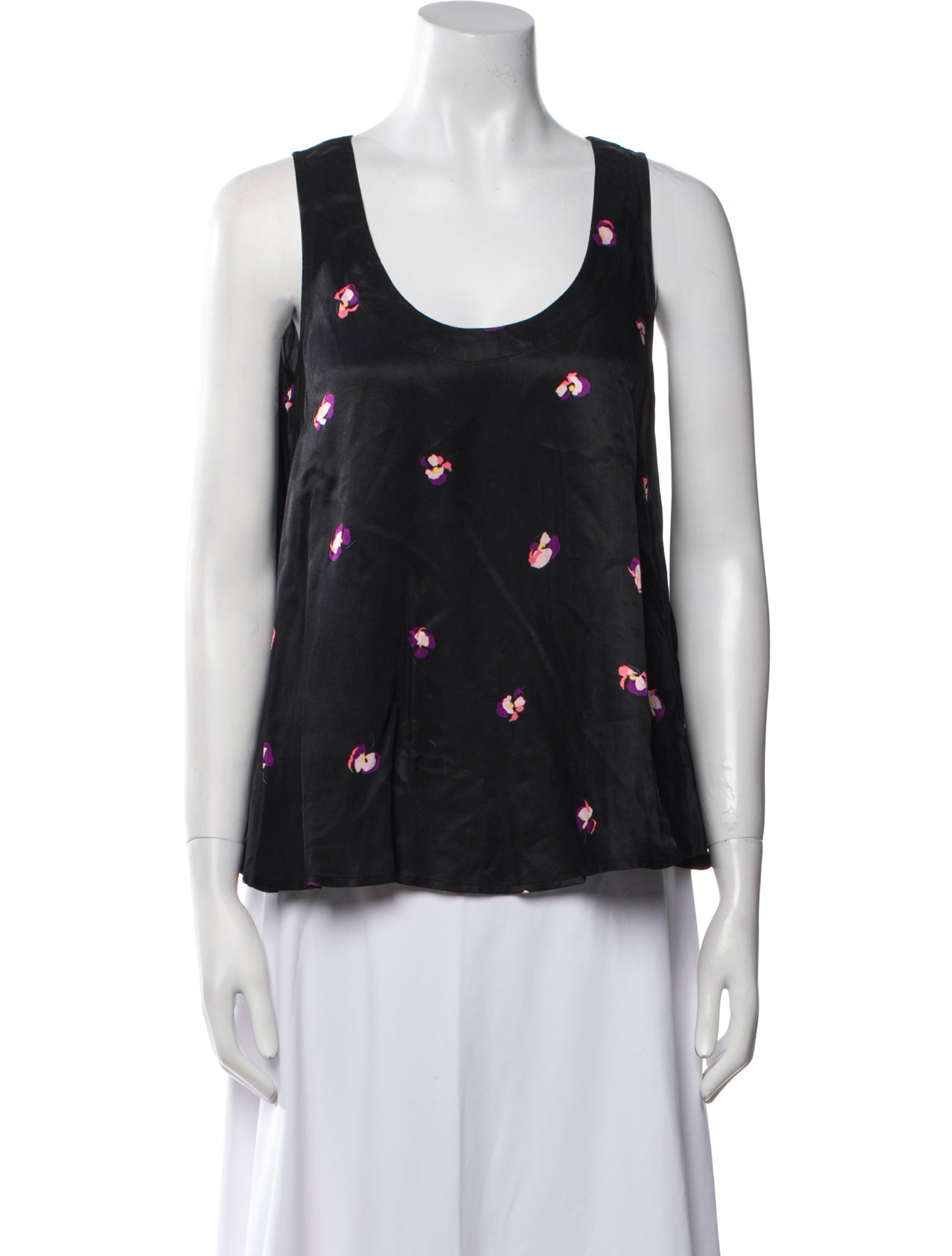 See by Chloé Printed Scoop Neck Top