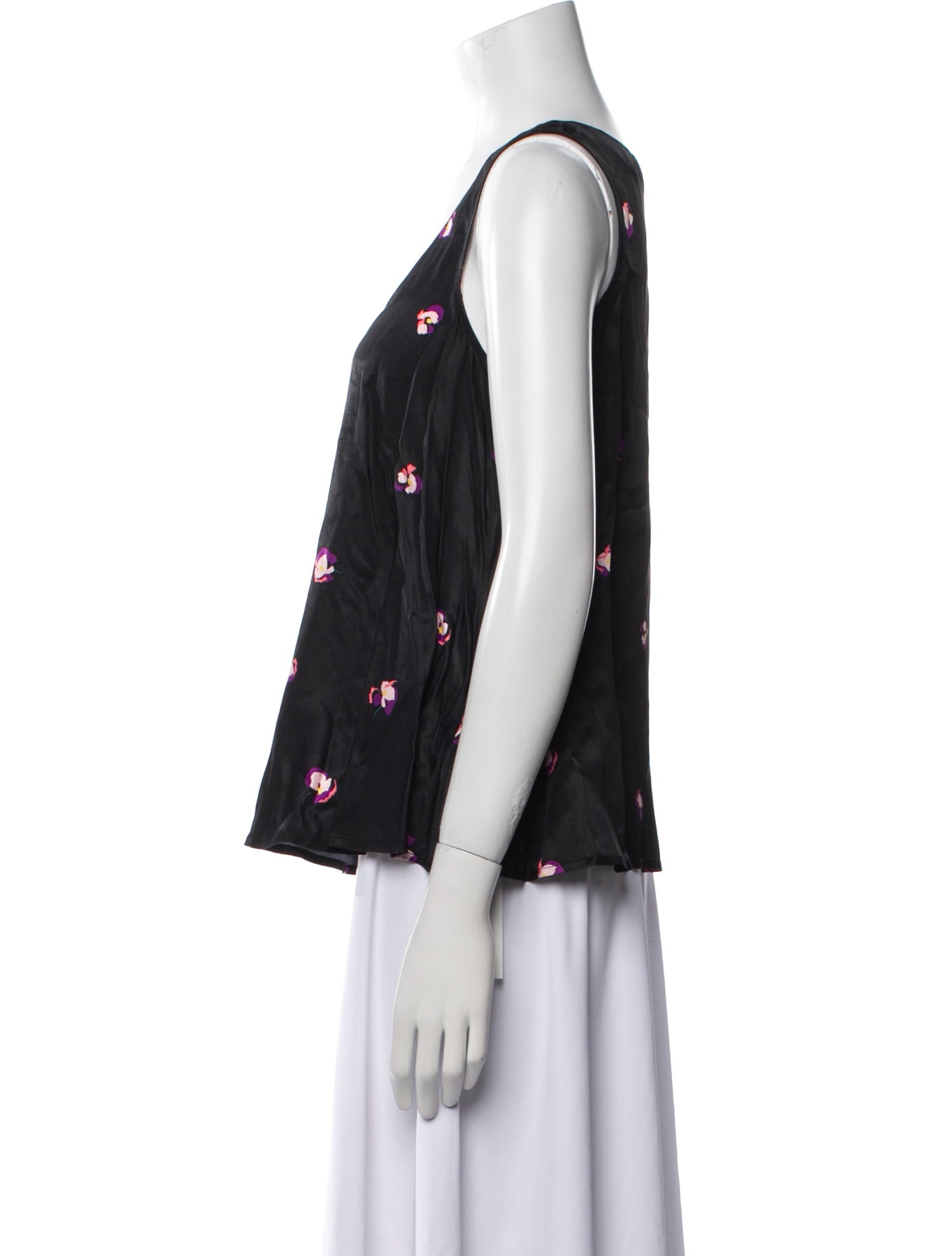 See by Chloé Printed Scoop Neck Top