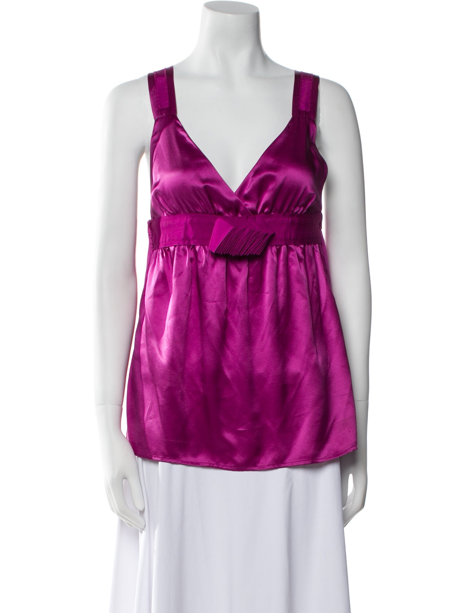 See by Chloé Silk V-Neck Top