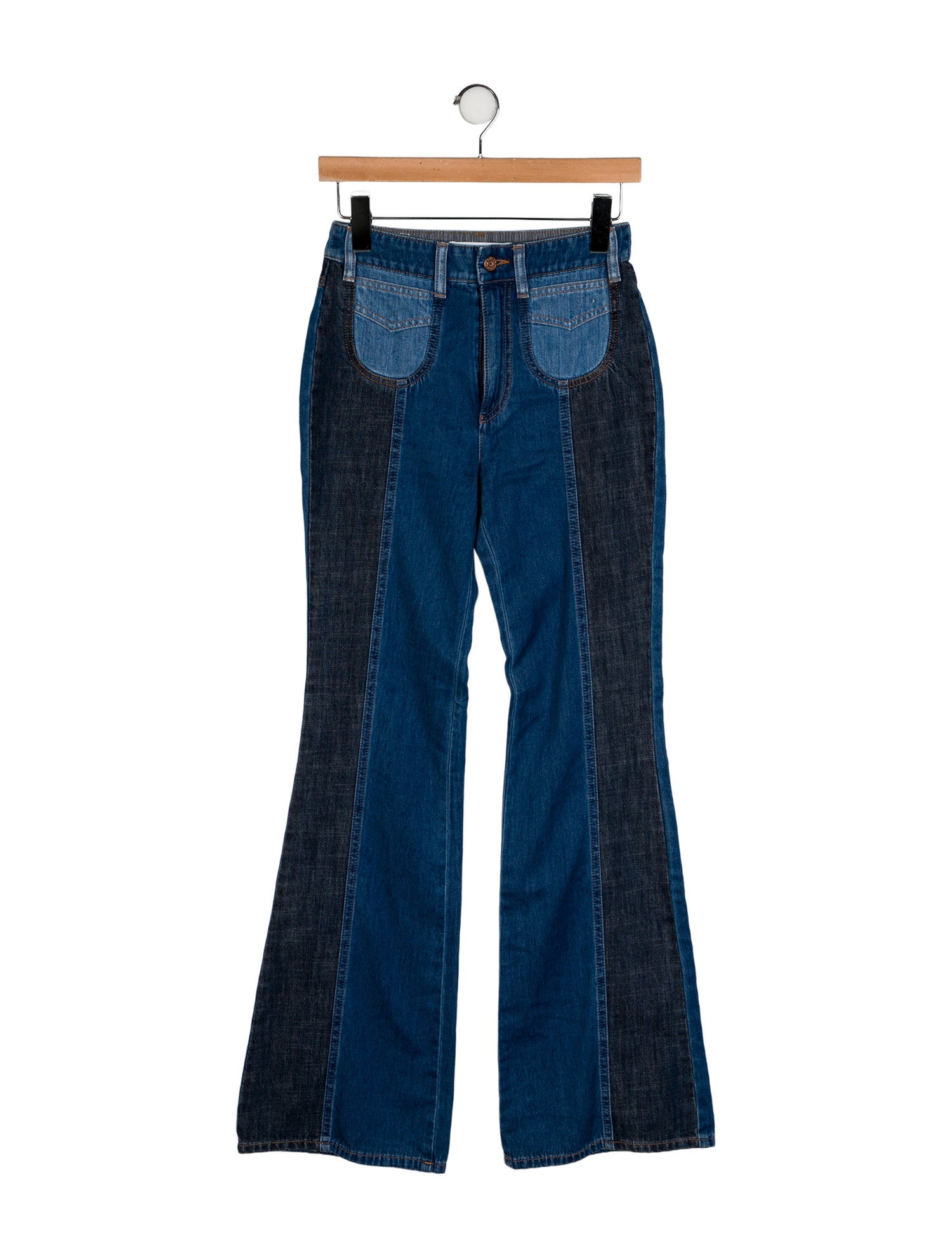 See by Chloé Mid-Rise Wide Leg Jeans