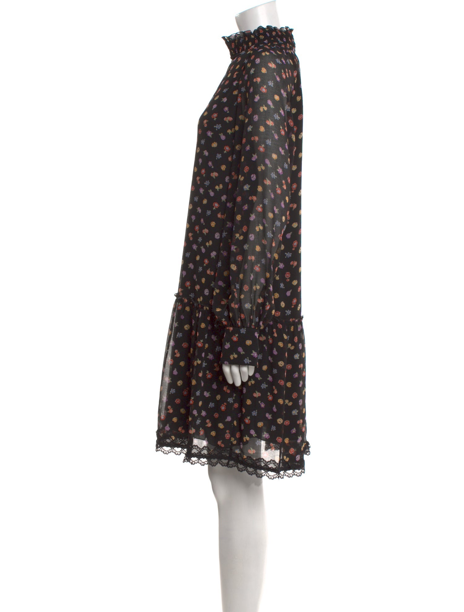 See by Chloé Floral Print Knee-Length Dress
