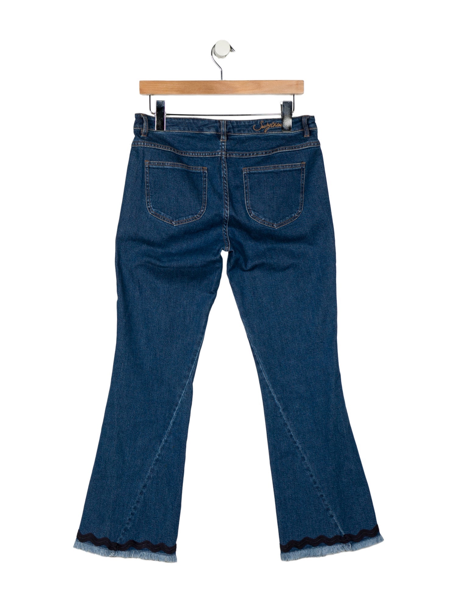 See by Chloé Mid-Rise Wide Leg Jeans