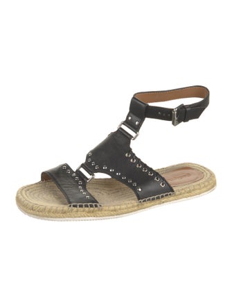See by Chloé Leather Studded Accents Espadrilles