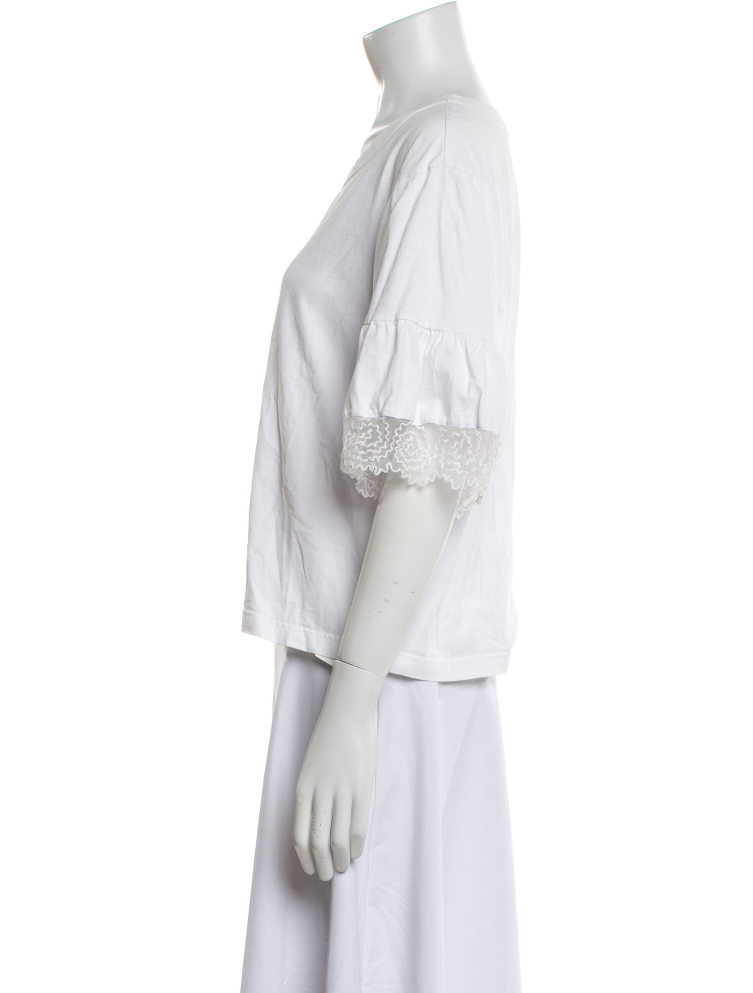 See by Chloé Scoop Neck Short Sleeve T-Shirt