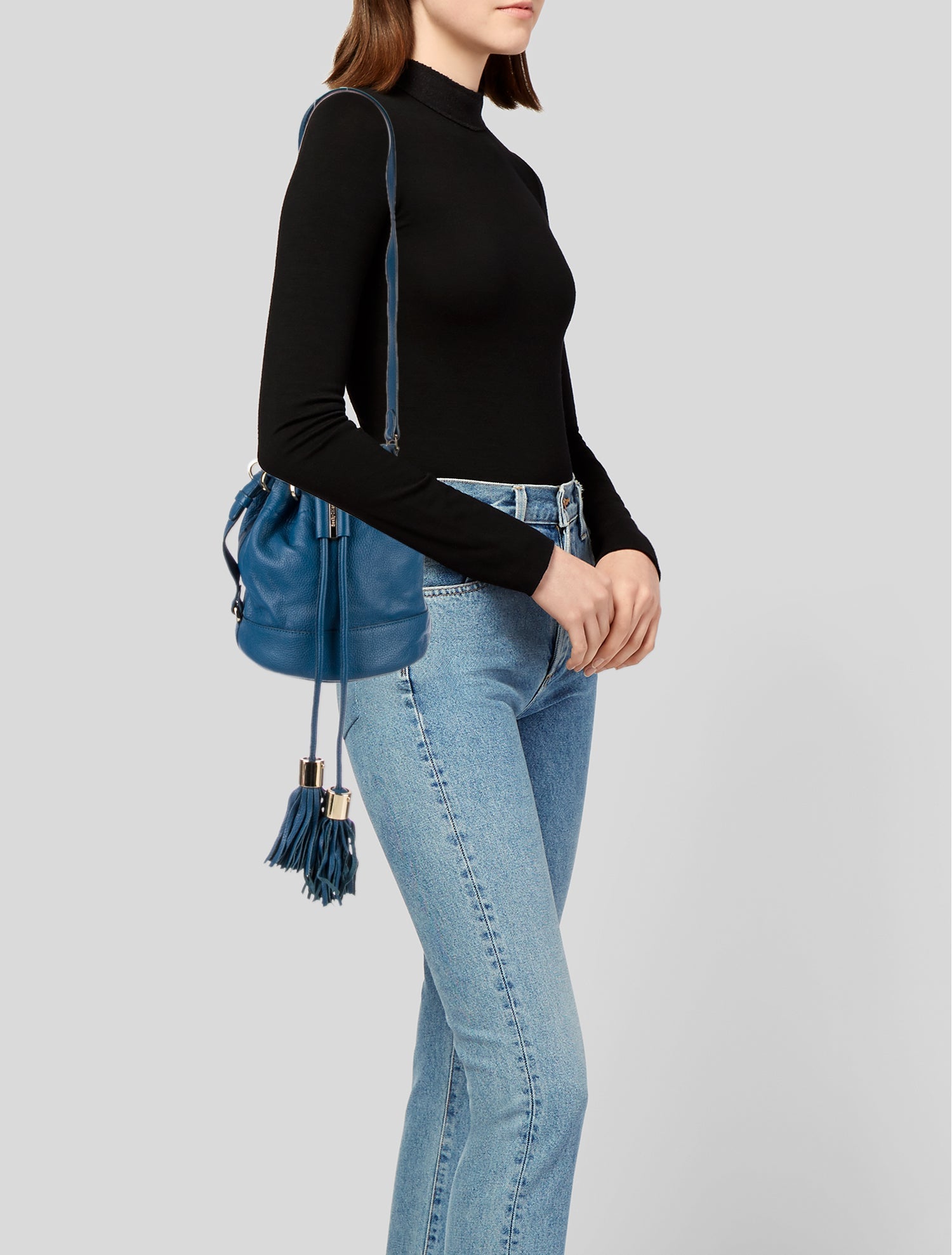 See by Chloé Leather Bucket Bag