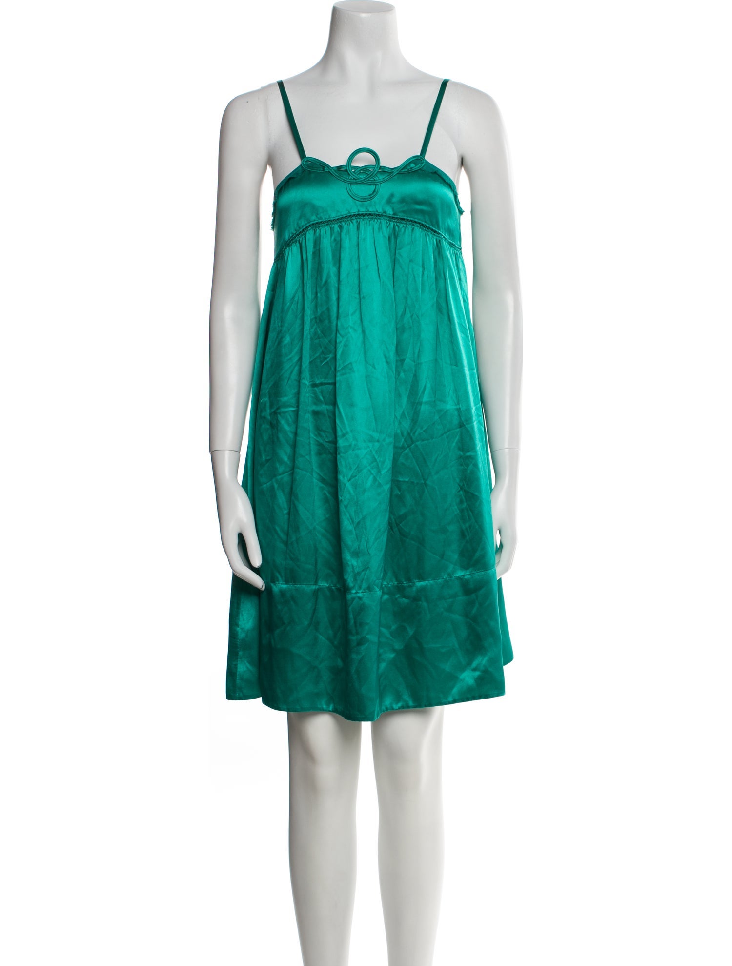 See by Chloé Square Neckline Mini Dress