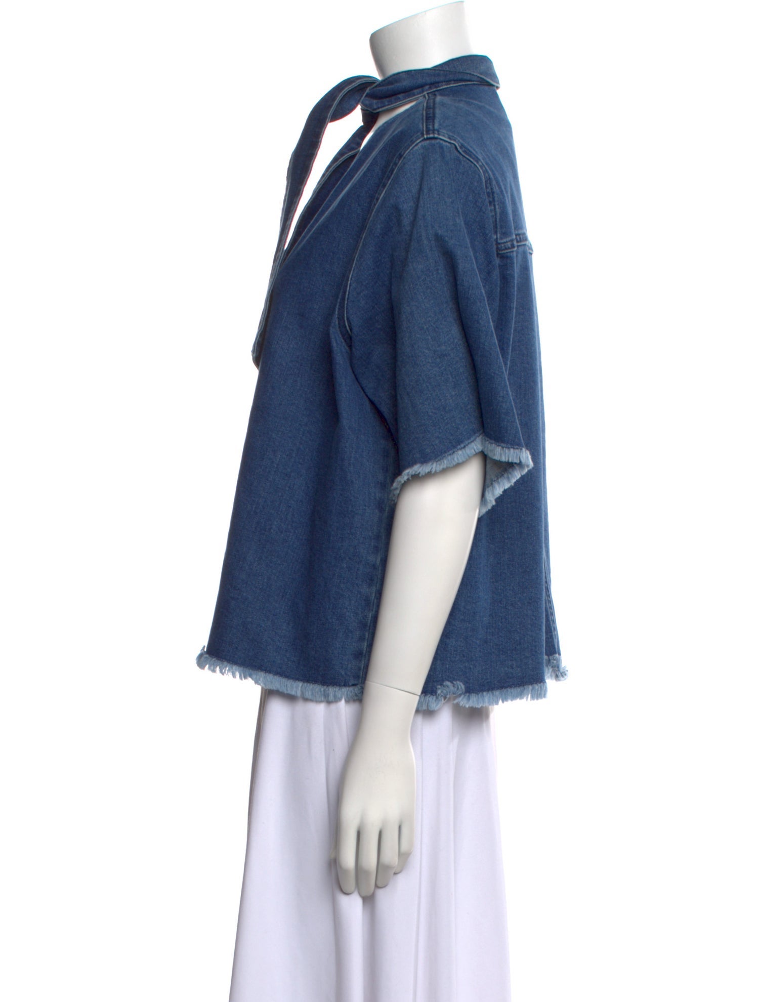 See by Chloé Mock Neck Three-Quarter Sleeve Sweatshirt