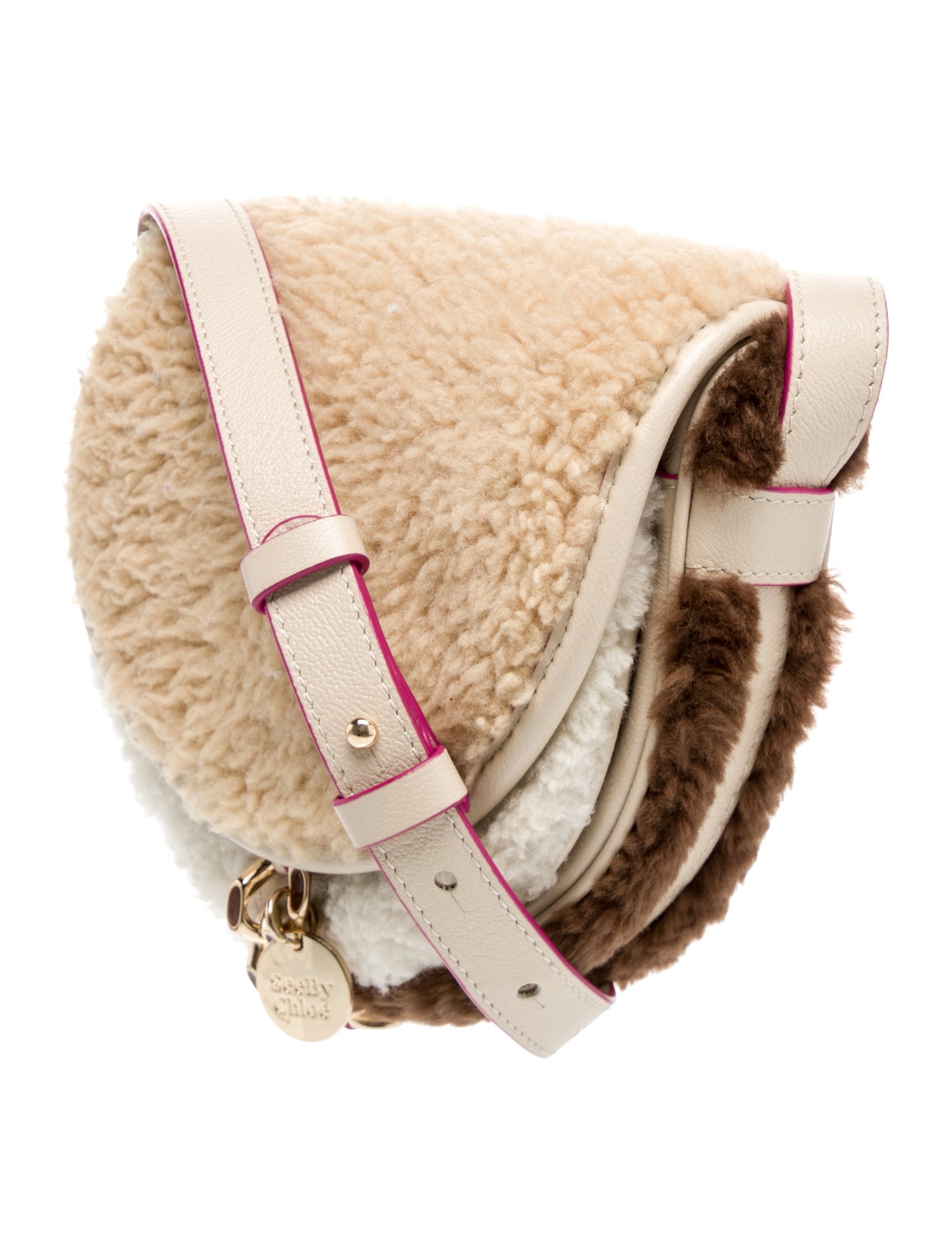 See by Chloé Shearling Messenger Bag